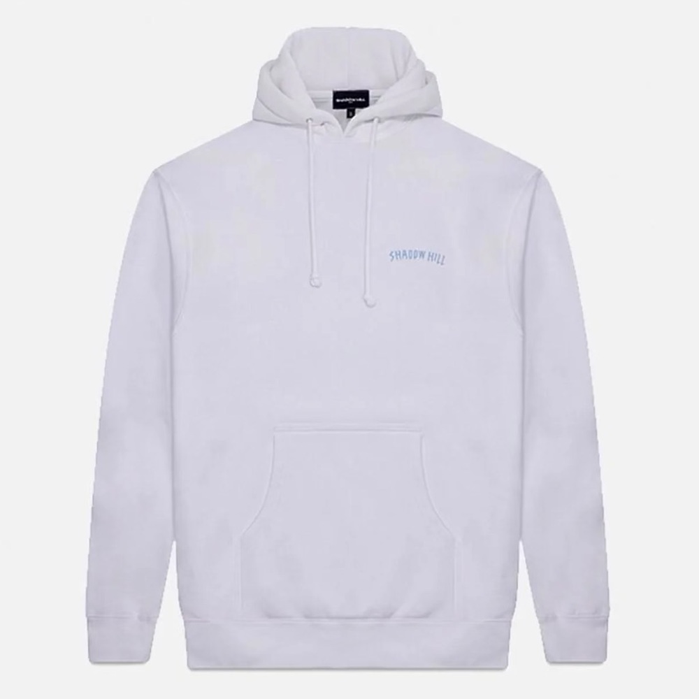 Shadow Hill White and Blue Hoodie